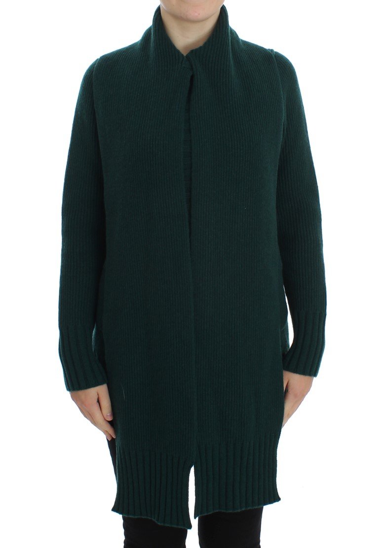 Dolce & Gabbana Women's Knitted Cashmere Cardigan Green SIG20500 - IT46|XL