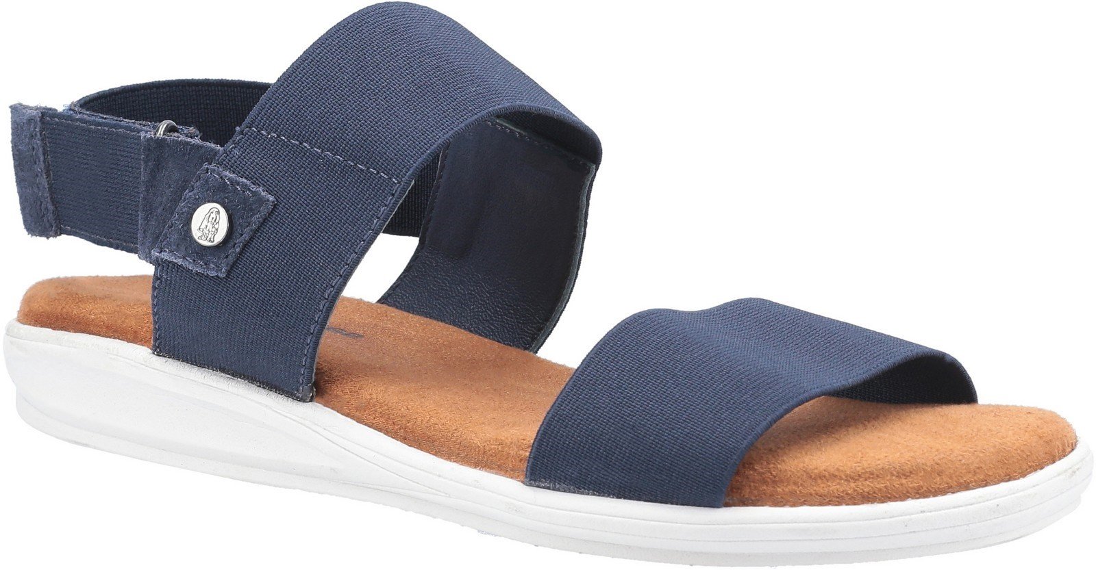Hush Puppies Women's Ashley Touch Fastening Strap Sandal Various Colours 30218 - Navy 3