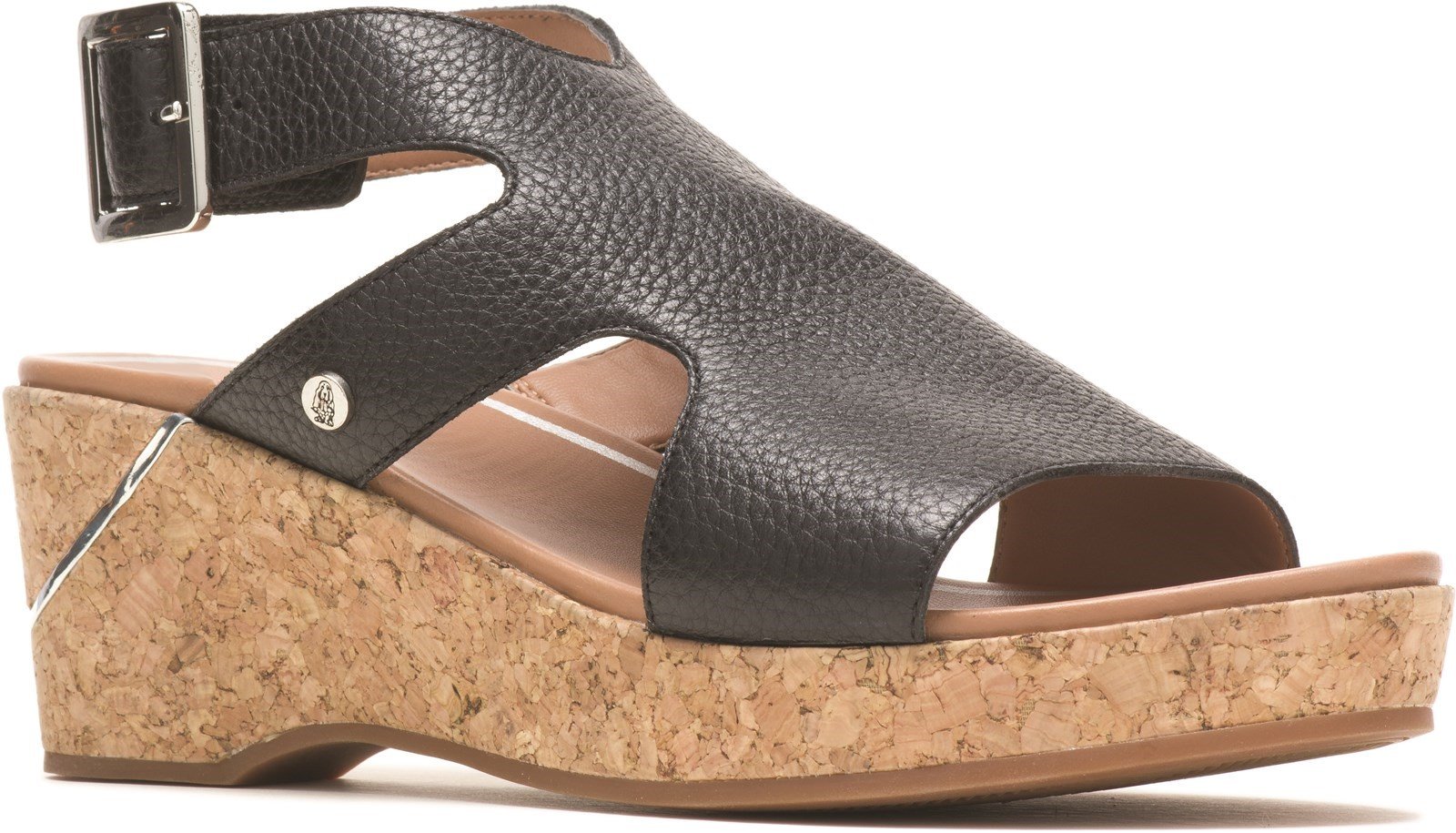 Hush Puppies Women's Maya Wedge Sandal Various Colours 31952 - Black 3