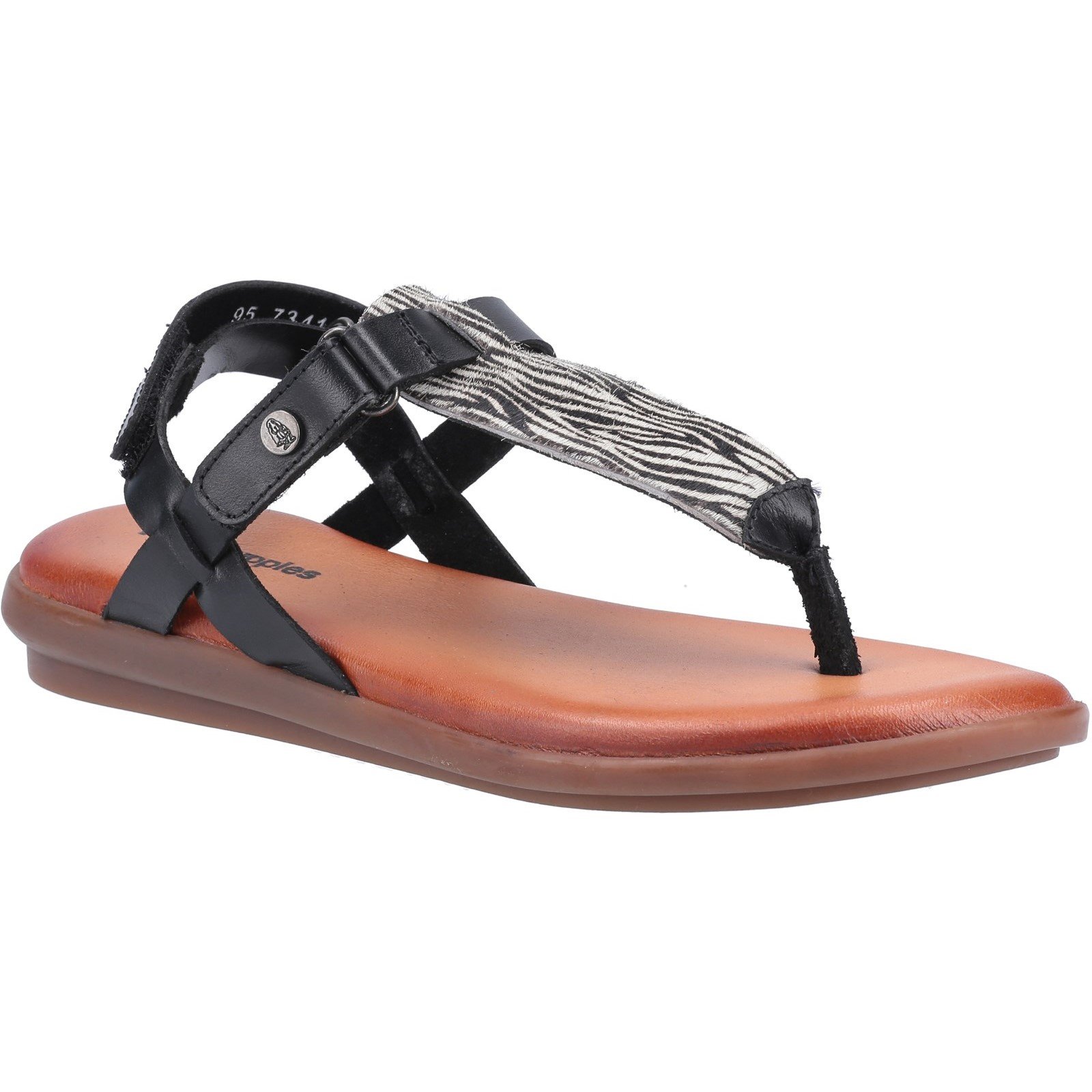 Hush Puppies Women's Norah Sandal Zebra 31964 - Zebra 7