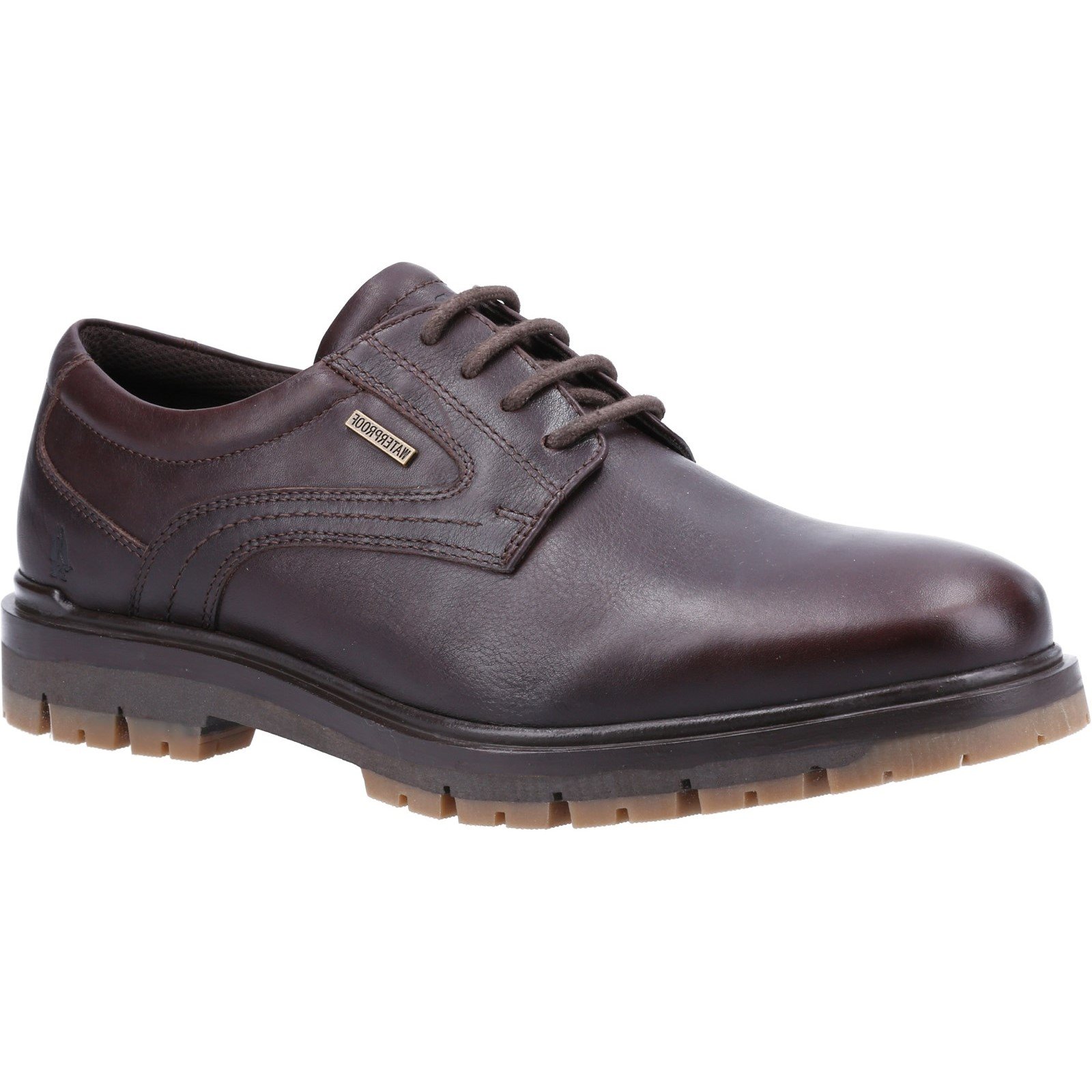 Hush Puppies Men's Parker Lace Derby Shoe Various Colours 32880 - Brown 10