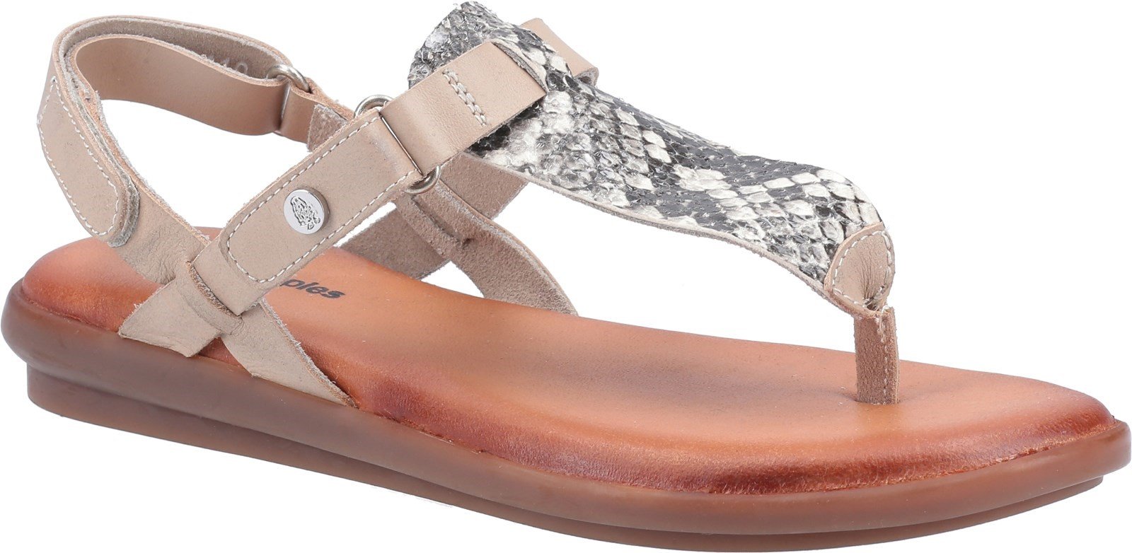 Hush Puppies Women's Norah Sandal Various Colours 31964 - Python 8