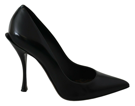 Dolce & Gabbana Women's Leather Pumps Black LA8735-37 - EU37/US6.5