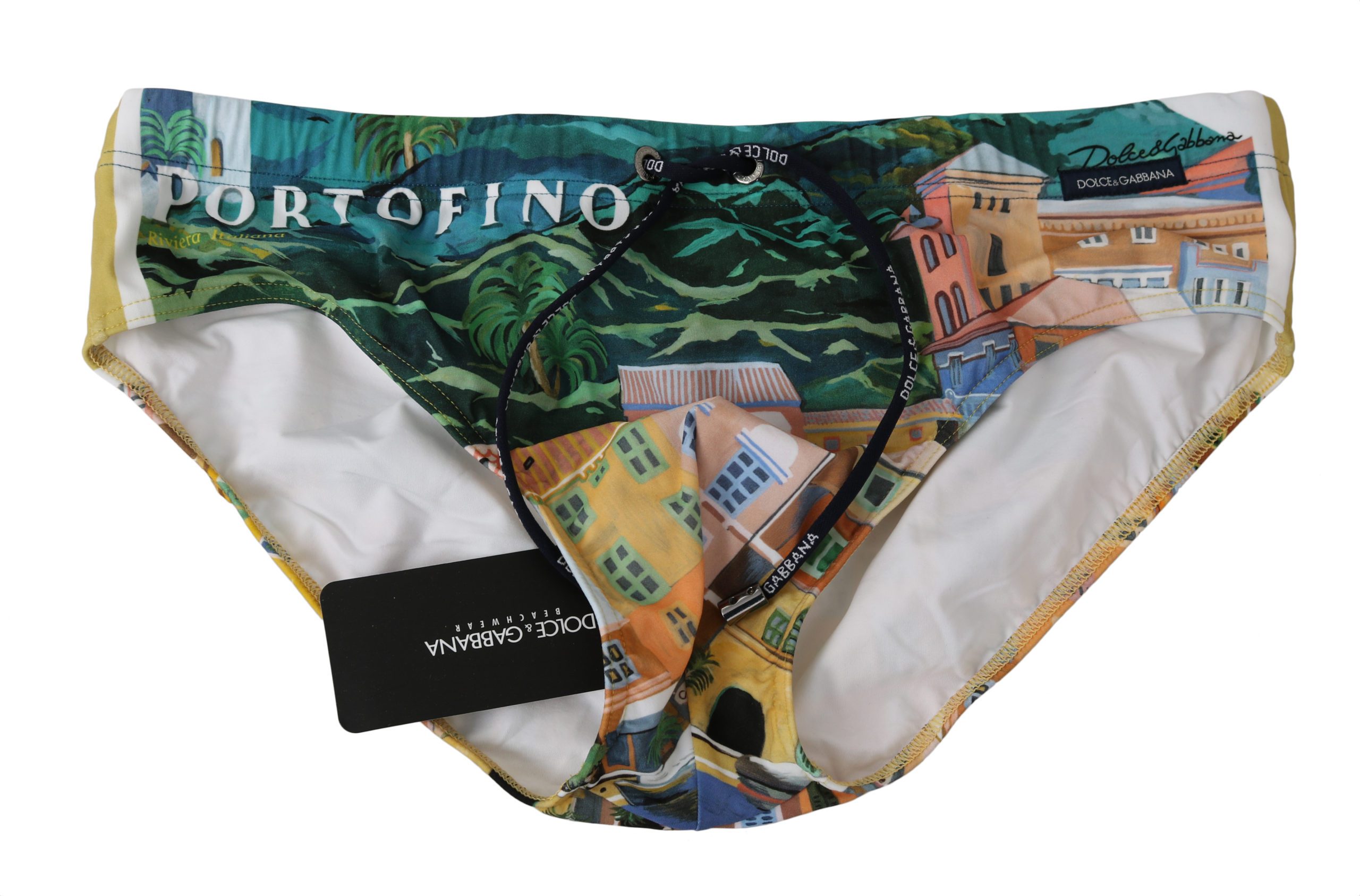 Dolce & Gabbana Men's PORTOFINO Nylon Stretch Briefs Green BIK986 - IT4 | S