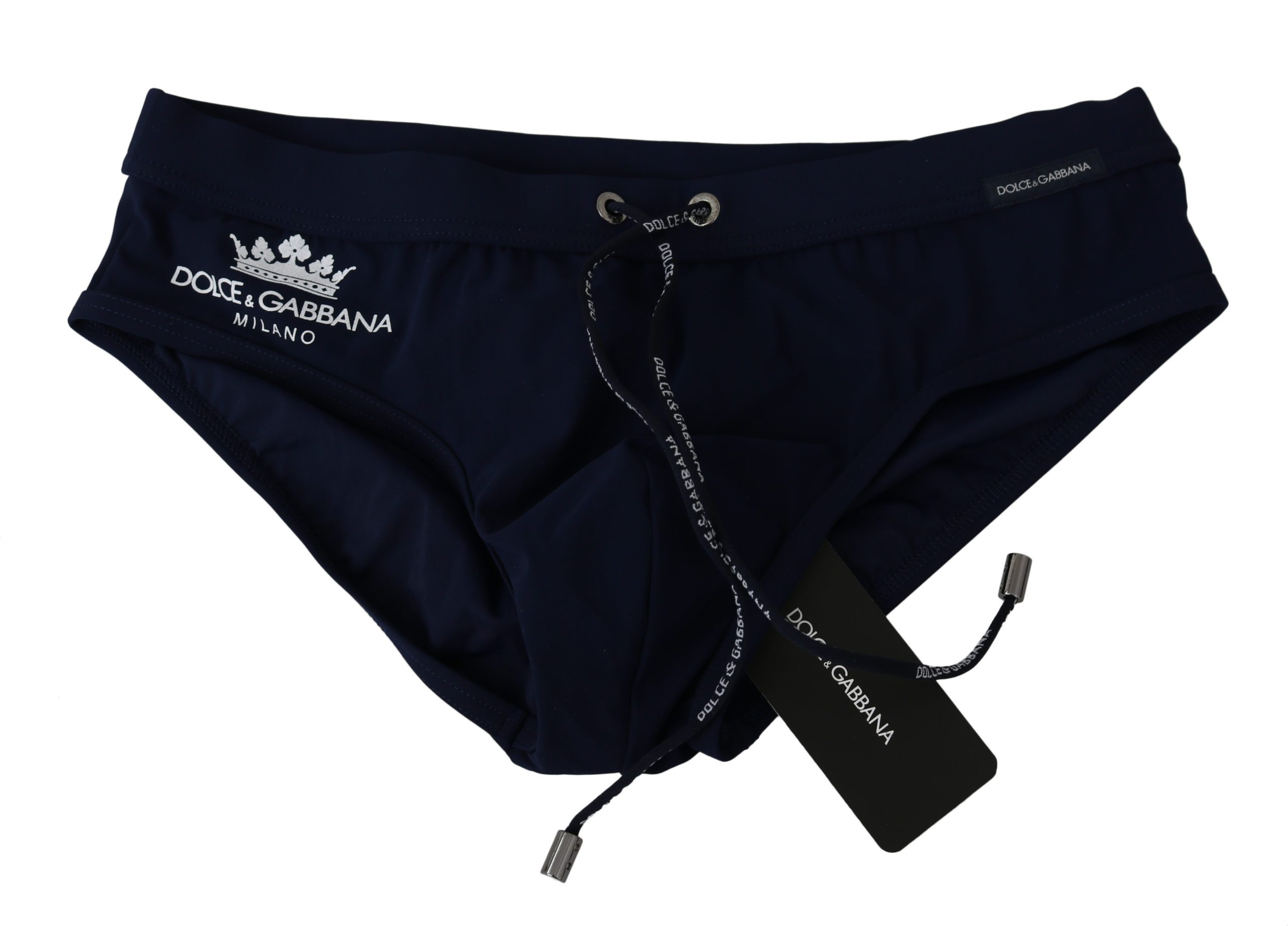 Dolce & Gabbana Men's Nylon Stretch Logo Briefs Blue BIK979 - IT3 | XS