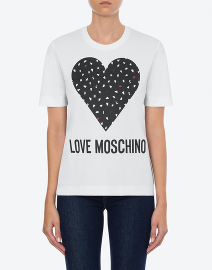 Love Moschino Women's Tops & T-Shirt White LO1501117-IT38-XS - IT48 | XL
