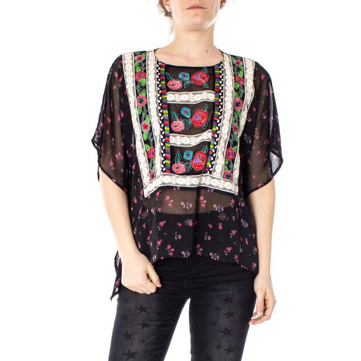 Desigual Women's Top Black 166034 - black M