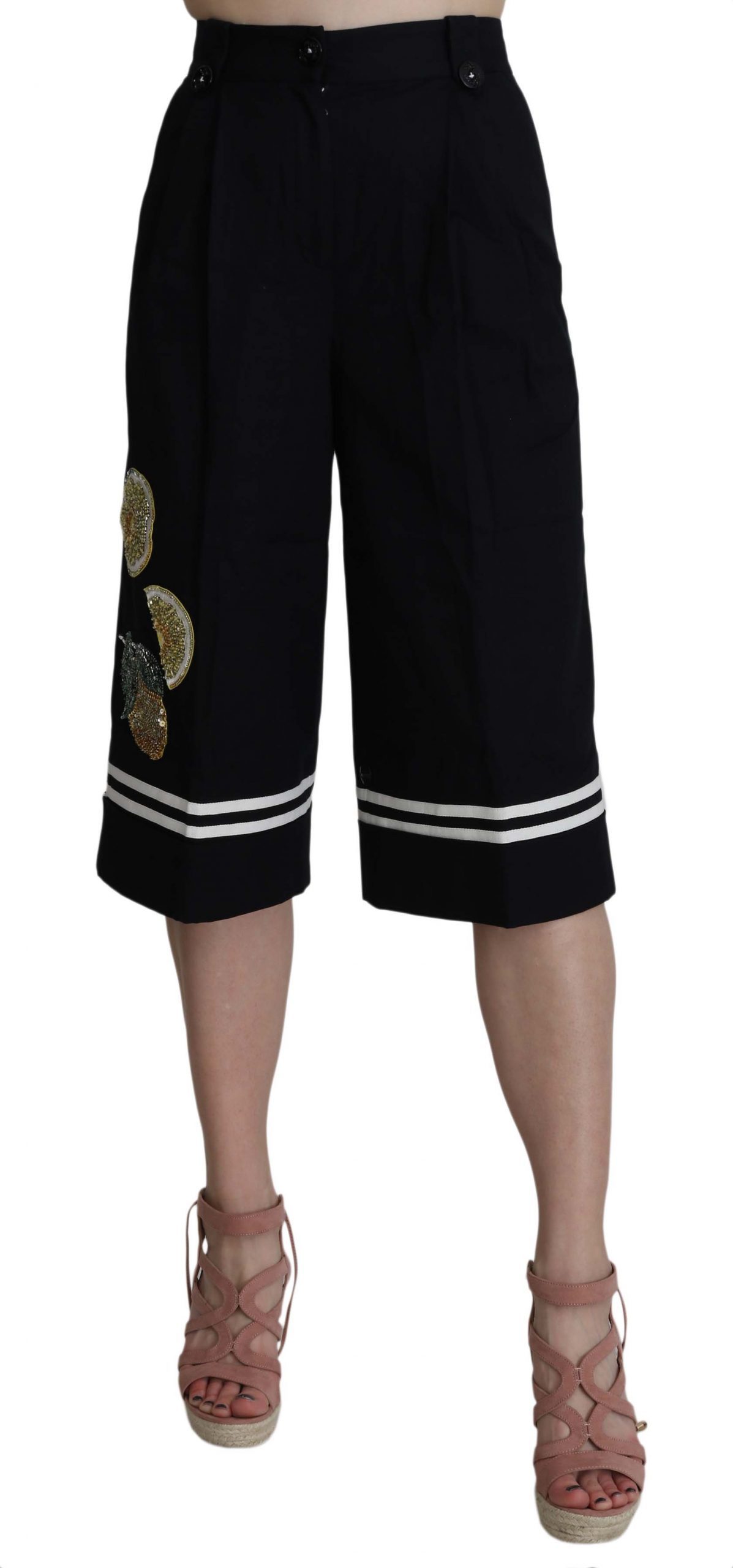 Dolce & Gabbana Women's Trouser Black SKI1180 - IT36 | XS
