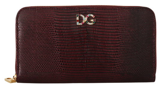 Bordeaux Card Holder Bill Coin Continental Leather Wallet