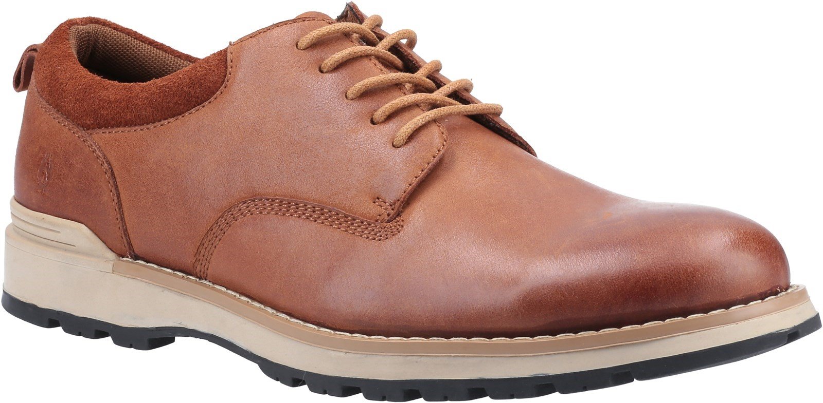 Hush Puppies Men's Dylan Lace Derby Shoes Various Colours 31996 - Tan 6