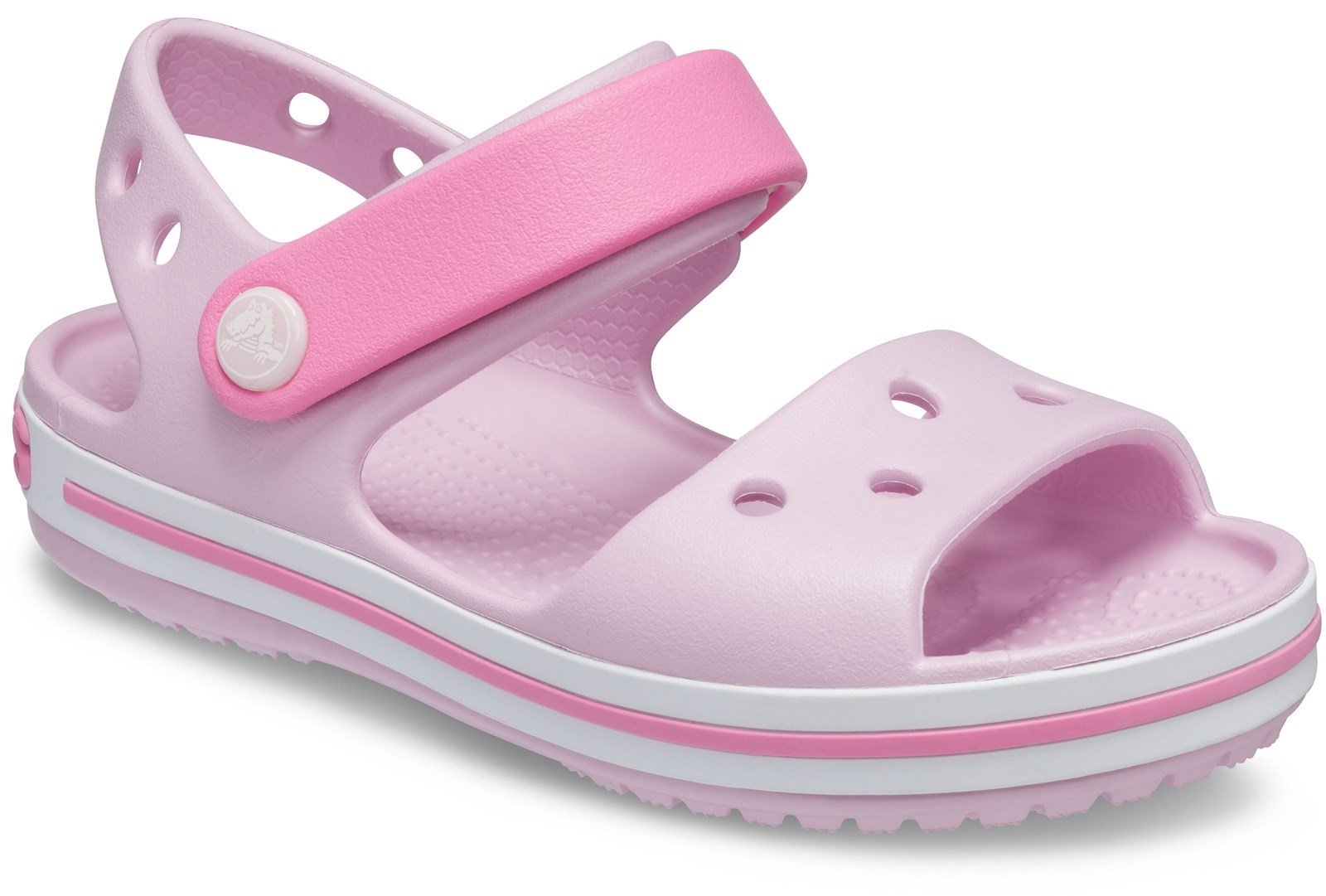 Crocs Kid's Crocband Sandal Various Colours 21077 - Ballerina Pink 4