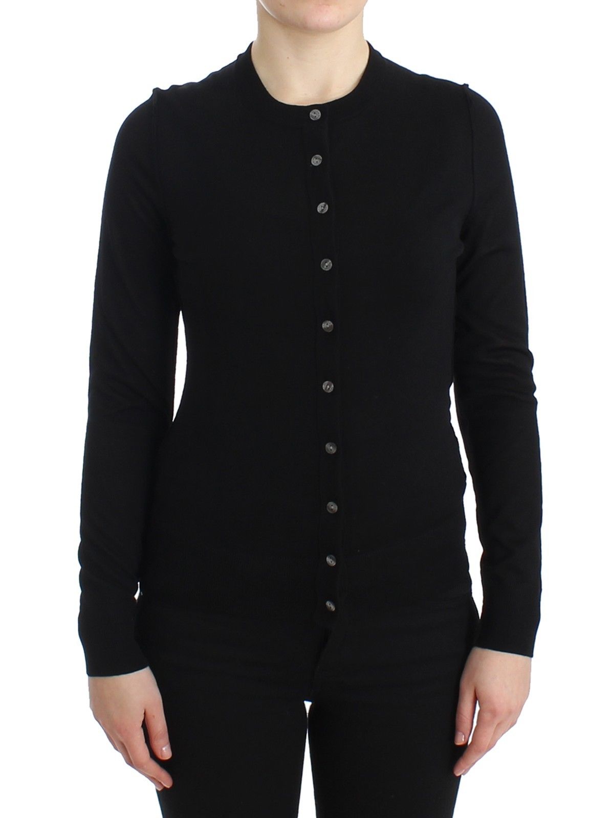 Dolce & Gabbana Women's STAFF Wool Cardigan Black SIG11739 - IT46