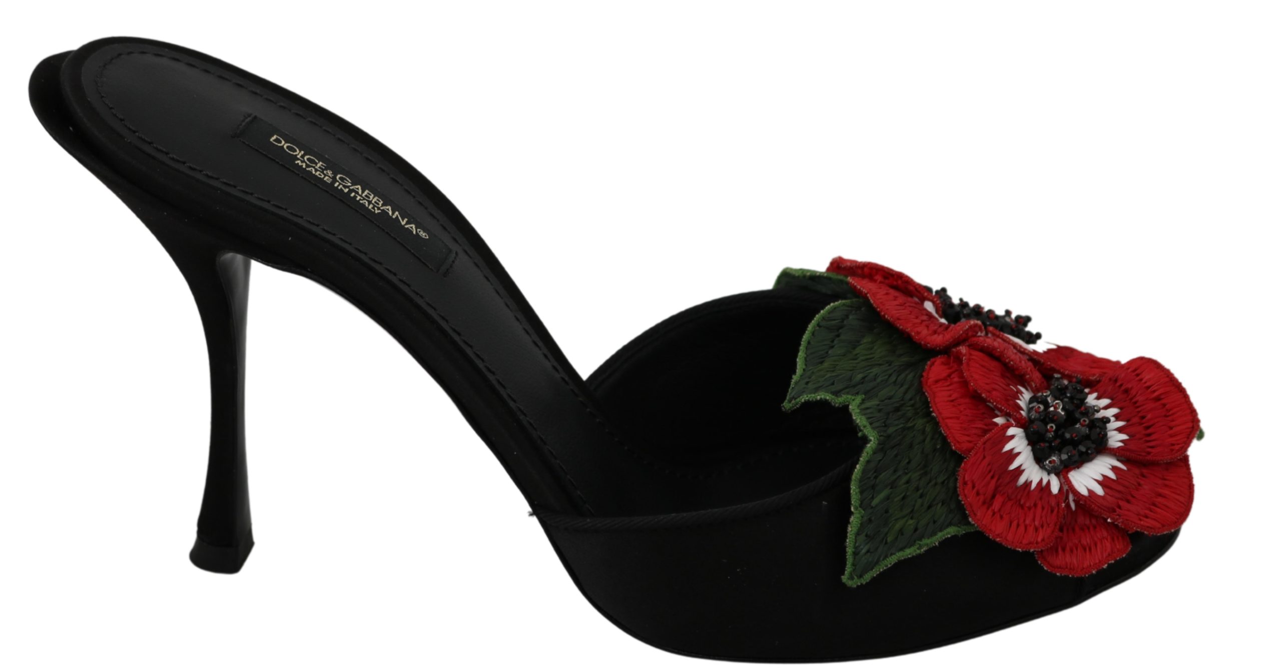 Dolce & Gabbana Women's Roses Slides Sandal - EU35.5/US5
