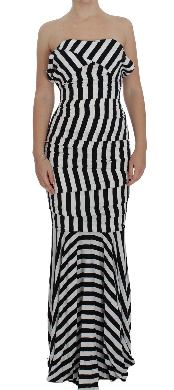 Dolce & Gabbana Women's Silk Stretch Dress Black NOC10082 - IT38|XS