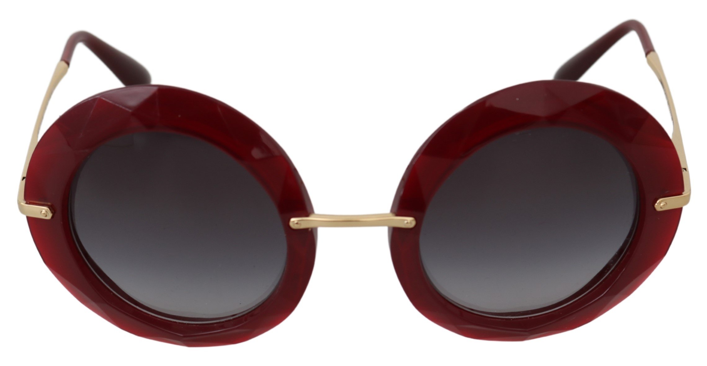 Dolce & Gabbana Women's Round Gradient Logo Sunglasses Gold GLA756