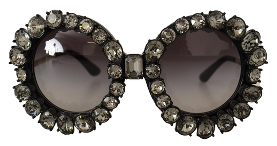 Gray Swarovski Crystal Limited Edition DG4291B Sunglasses