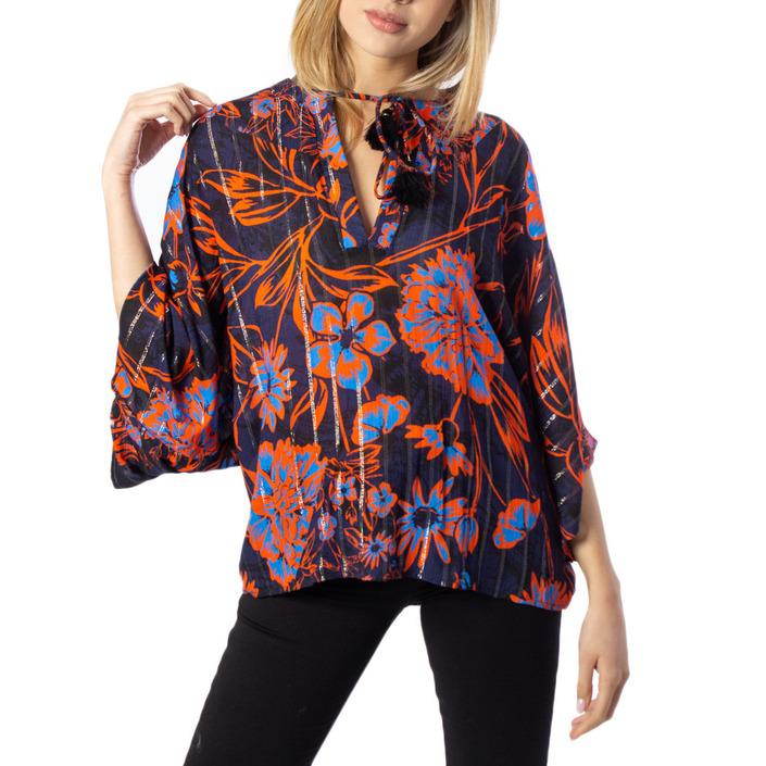 Desigual Women's Top Blue 170498 - blue M