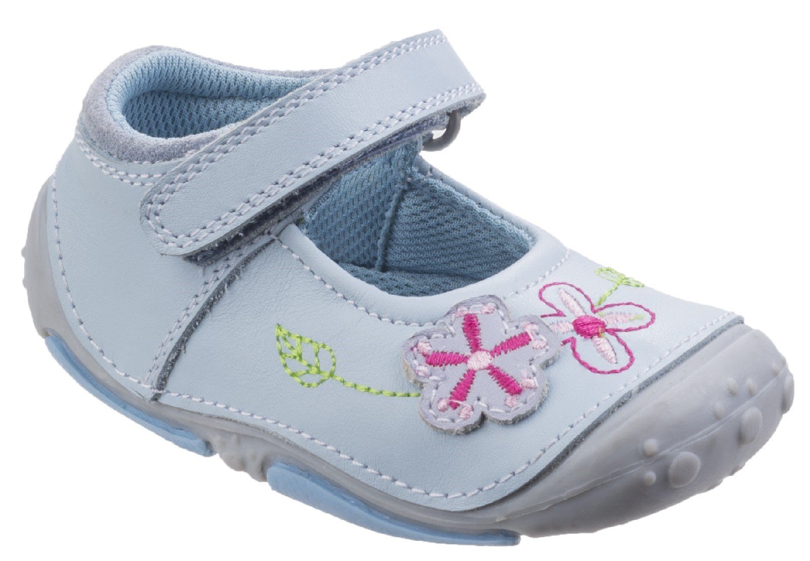 Hush Puppies Women's Lara Touch Fastening Sandal Light Blue 26392 - Light Blue 4