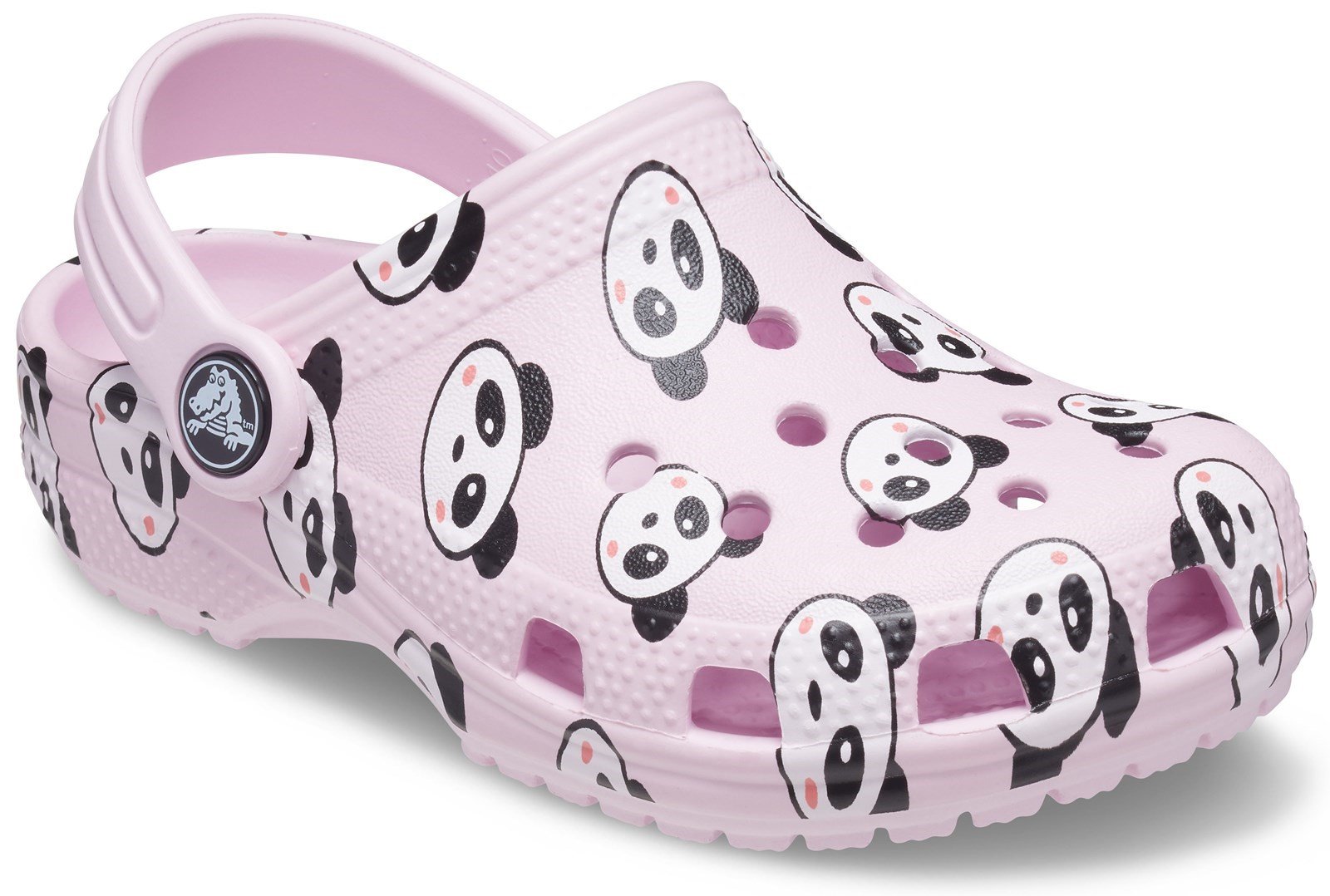 Crocs Kid's Classic Panda Print Clog Ballerina Pink 31877 - Ballerina Pink 9