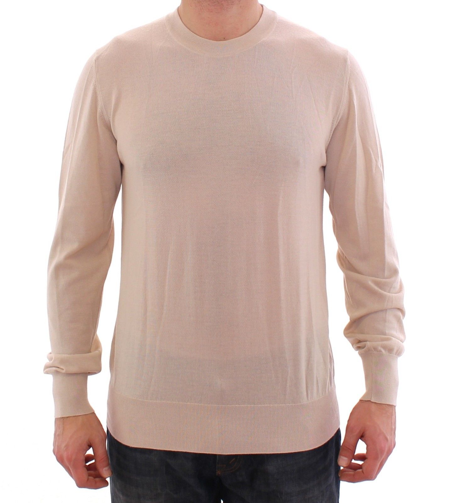Dolce & Gabbana Men's Cashmere Crew-neck Sweater Beige GSS15035 - IT44 | XS