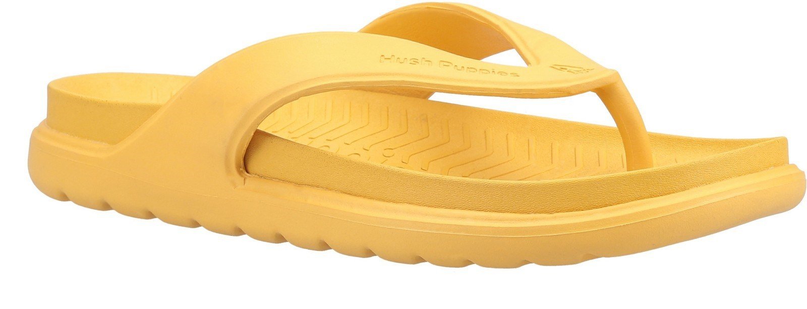 Hush Puppies Women's Bouncer Flip Flop Various Colours 30220 - Golden Rod 3