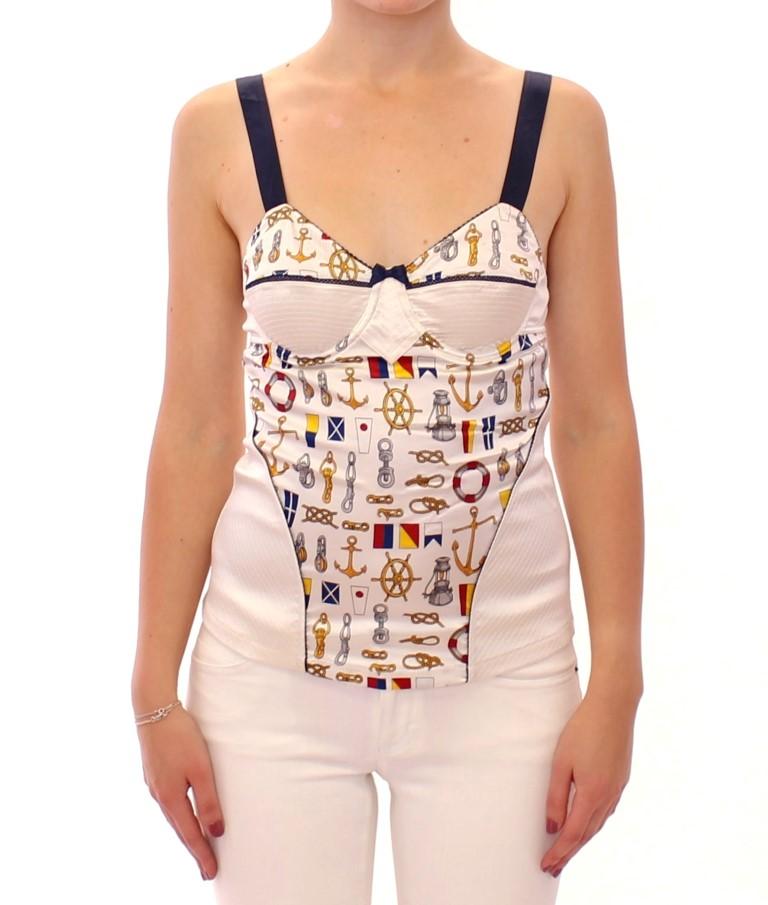 Dolce & Gabbana Women's Detailing Tops White MOM11633 - IT4 | L