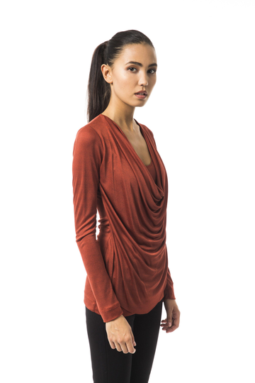 BYBLOS Women's Top Copper BY1234711 - XS
