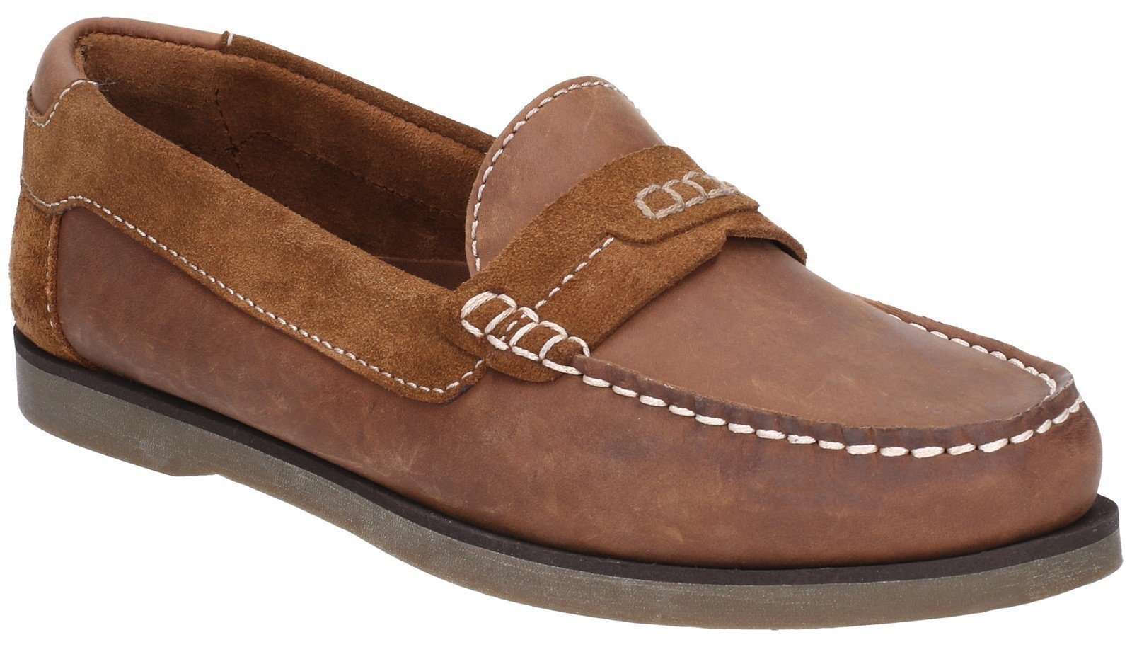 Hush Puppies Men's Finn Slip On Shoe Various Colours 28357 - Tan 6