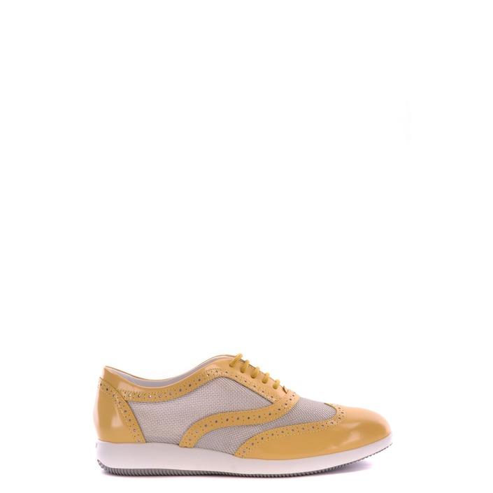 Hogan Women's Lace Ups Trainer Yellow 164226 - yellow 37