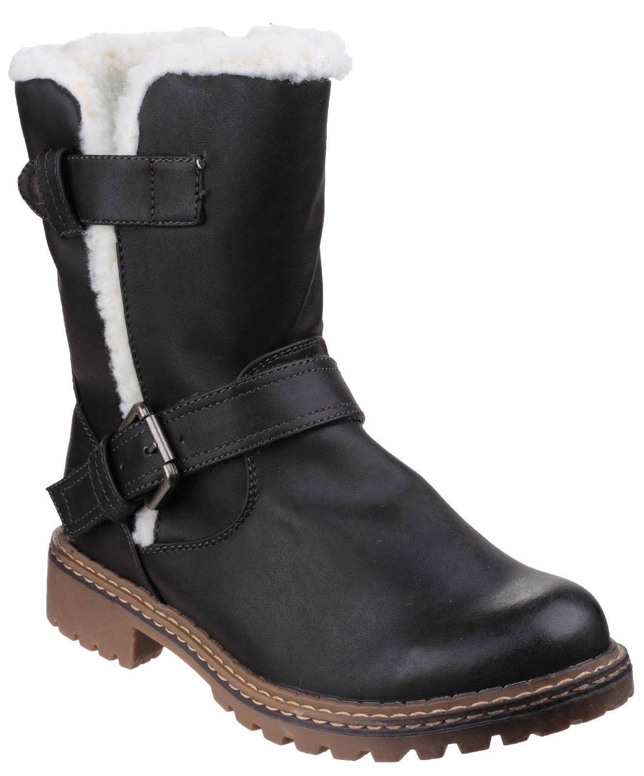 Divaz Women's Nardo Pull On Boot Black 22806-37230 - Black 3