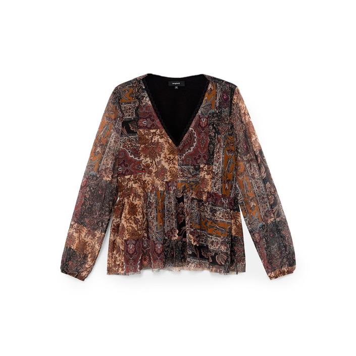 Desigual Women's Top Brown 179920 - brown XS