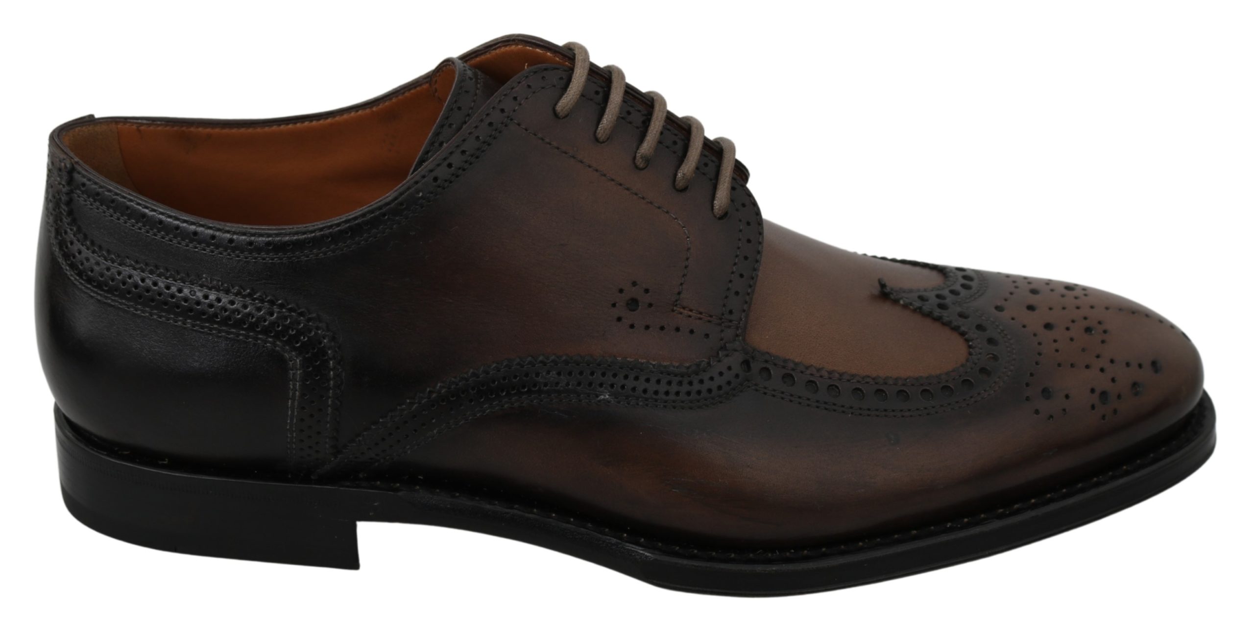 Dolce & Gabbana Men's Leather Formal Brogue Shoe Multicolor MV2887 - EU42/US9
