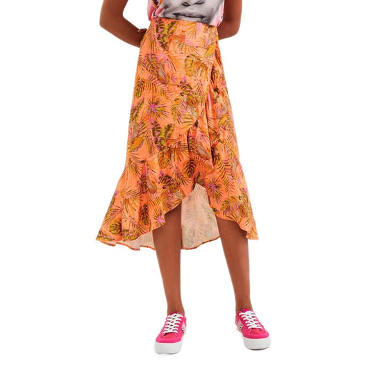 Desigual Women's Skirt Orange 346639 - orange XS