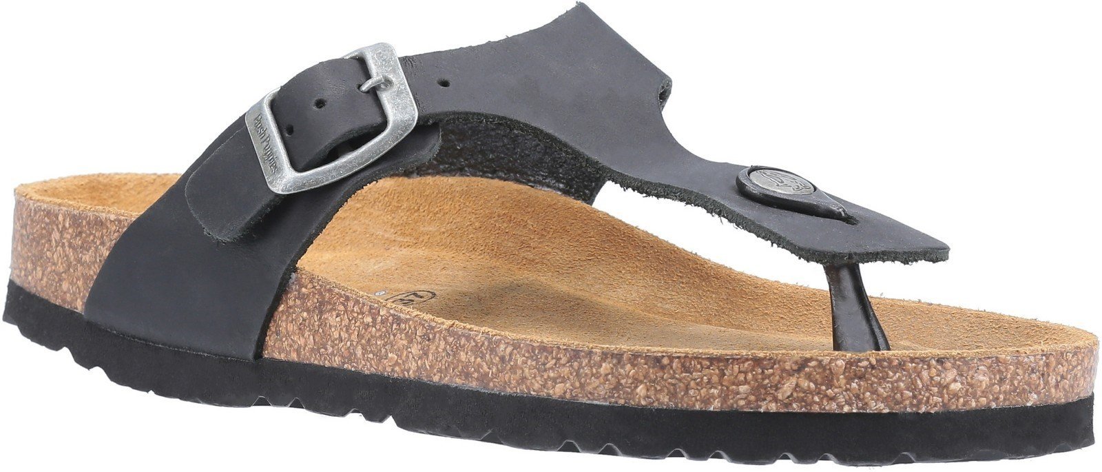 Hush Puppies Women's Kayla Slip On Sandal Various Colours 30227 - Black 3