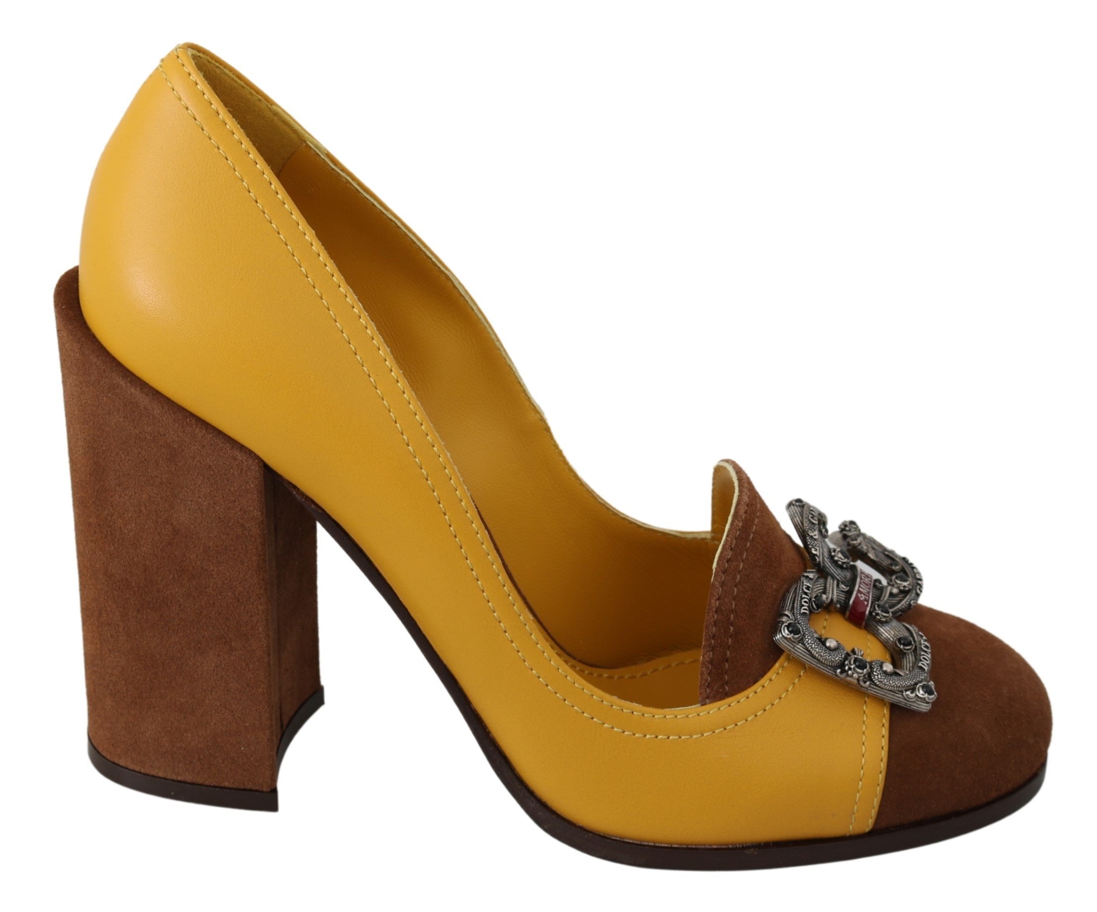 Dolce & Gabbana Women's Amore Block Pumps LA7246 - EU39/US8.5