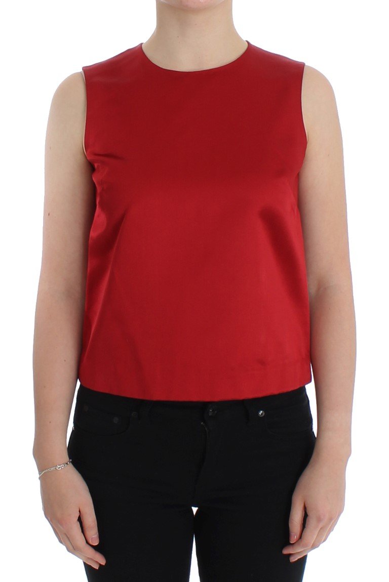 Dolce & Gabbana Women's Sleeveless Top Red SIG13214 - IT44|L