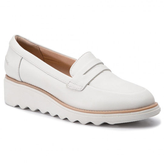 Clarks Women's 2 Sharon Ranch Shoes Various Colours 5050409431474 - 5.5 White