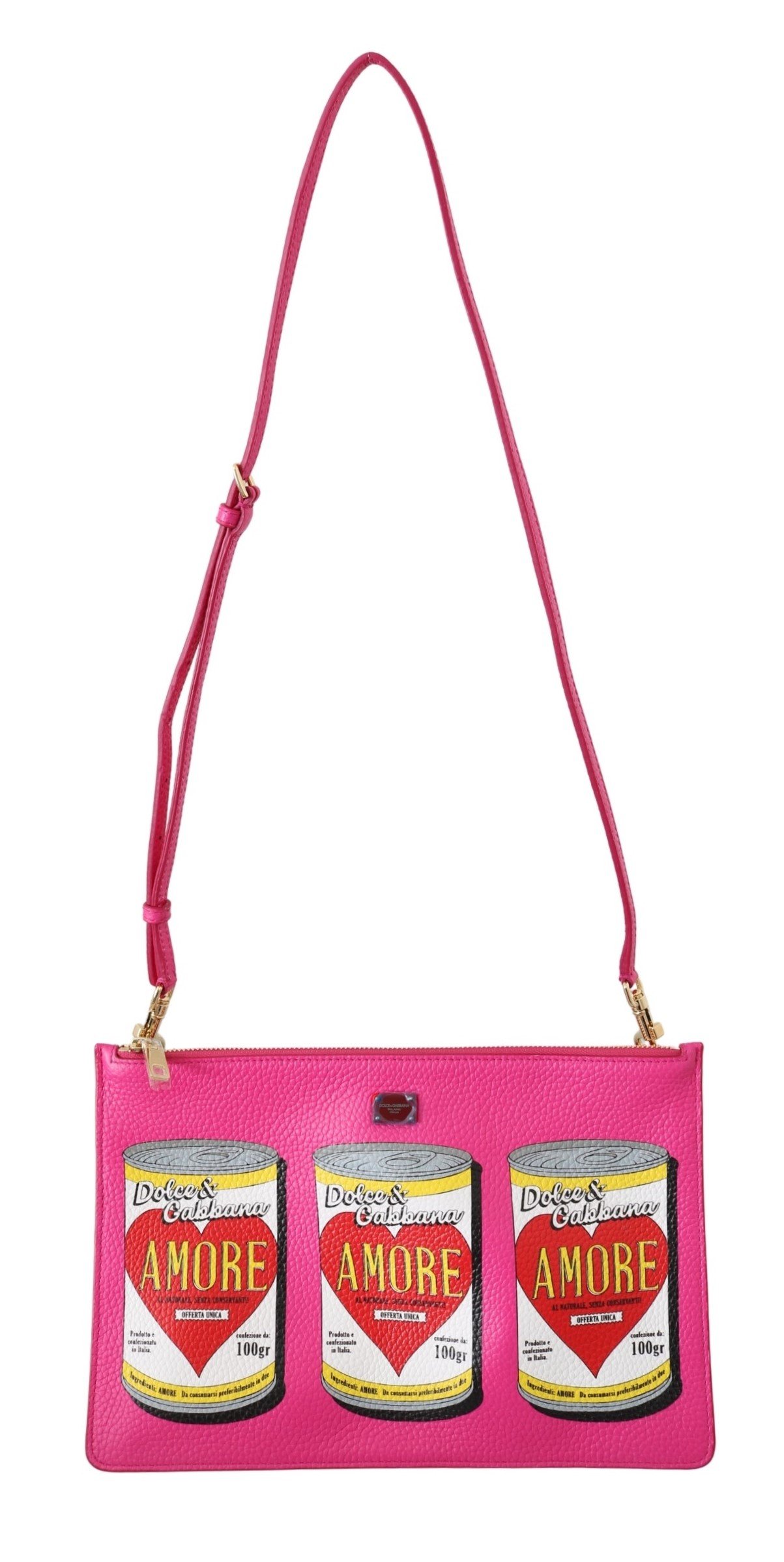 Dolce & Gabbana Women's Amore Cans CLEO Shoulder Bag Pink VAS8862