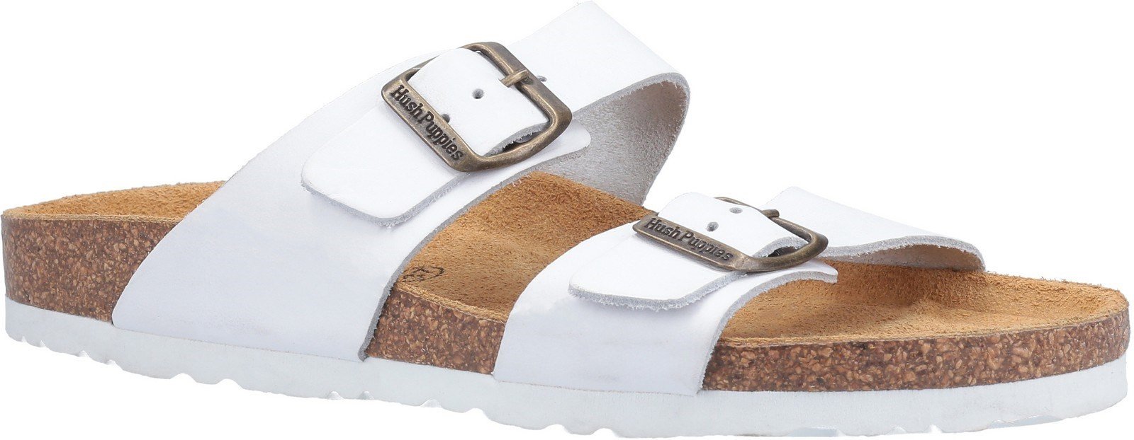 Hush Puppies Women's Kylie Mule Sandal Various Colours 30229 - White 3