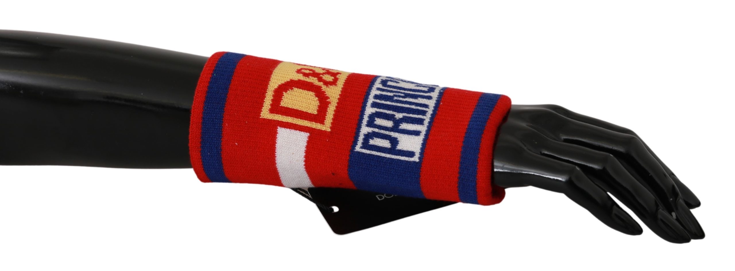 Dolce & Gabbana Women's DG Princess Wool Arm Warmer Gloves Red LB1001BG