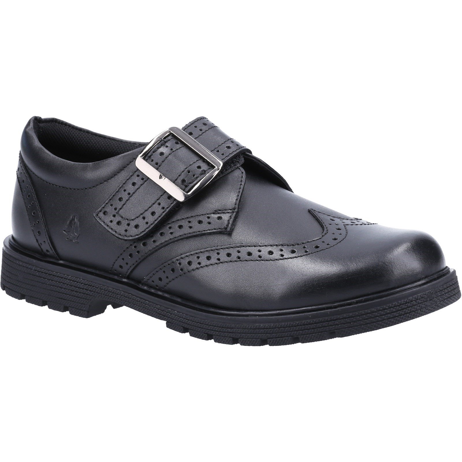 Hush Puppies Kid's Rhiannon Junior School Shoe Black 32625 - Black 13