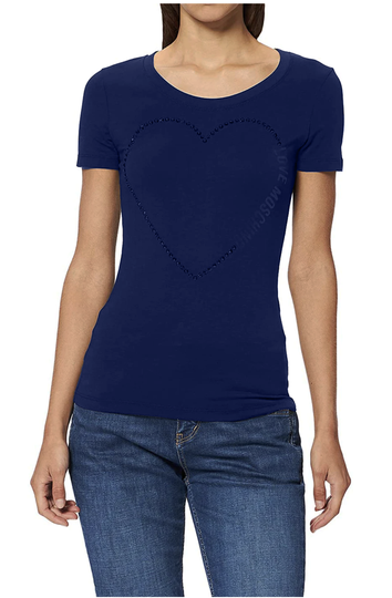 Love Moschino Women's Tops & T-Shirt Black LO1501447-IT40-S - IT40|S