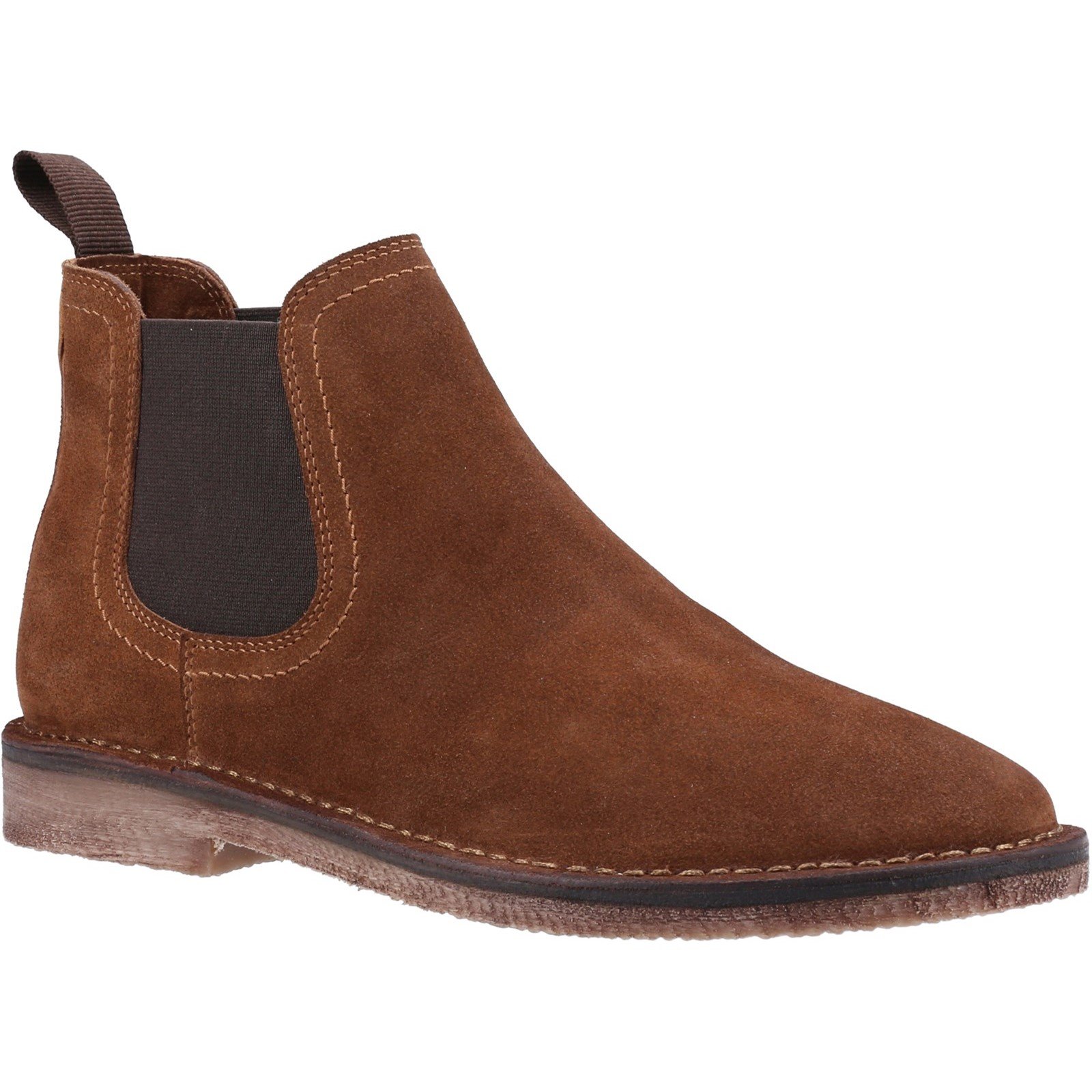Hush Puppies Men's Shaun Leather Chelsea Boot Various Colours 32897 - Tan 10
