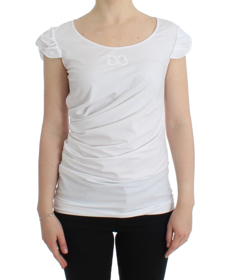 Cavalli Women's Top White SIG11615 - IT48|XXL