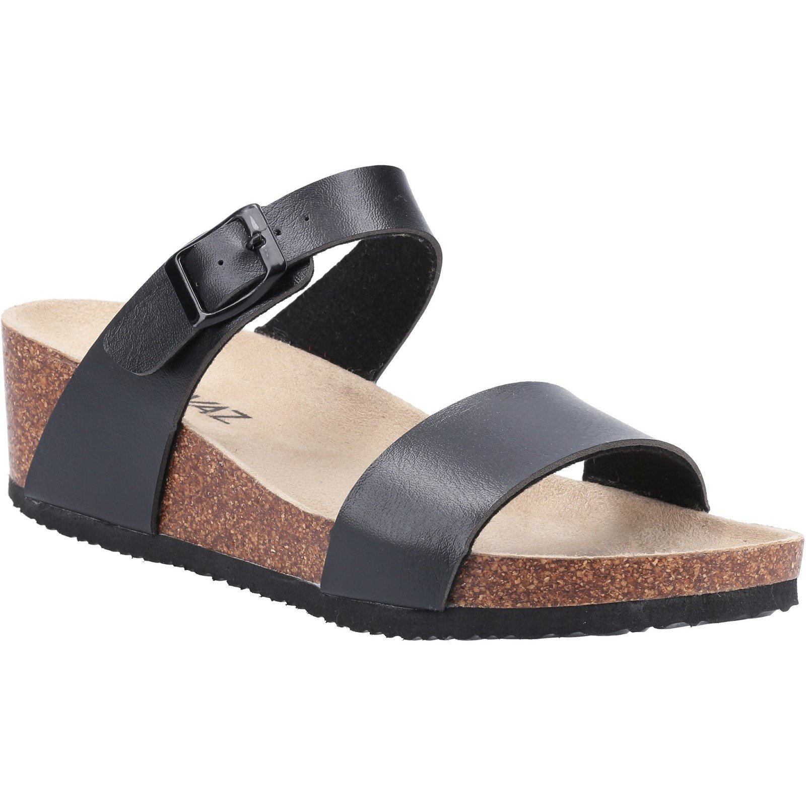 Divaz Women's Toulouse Mule Sandal Black 31921 - Black 4