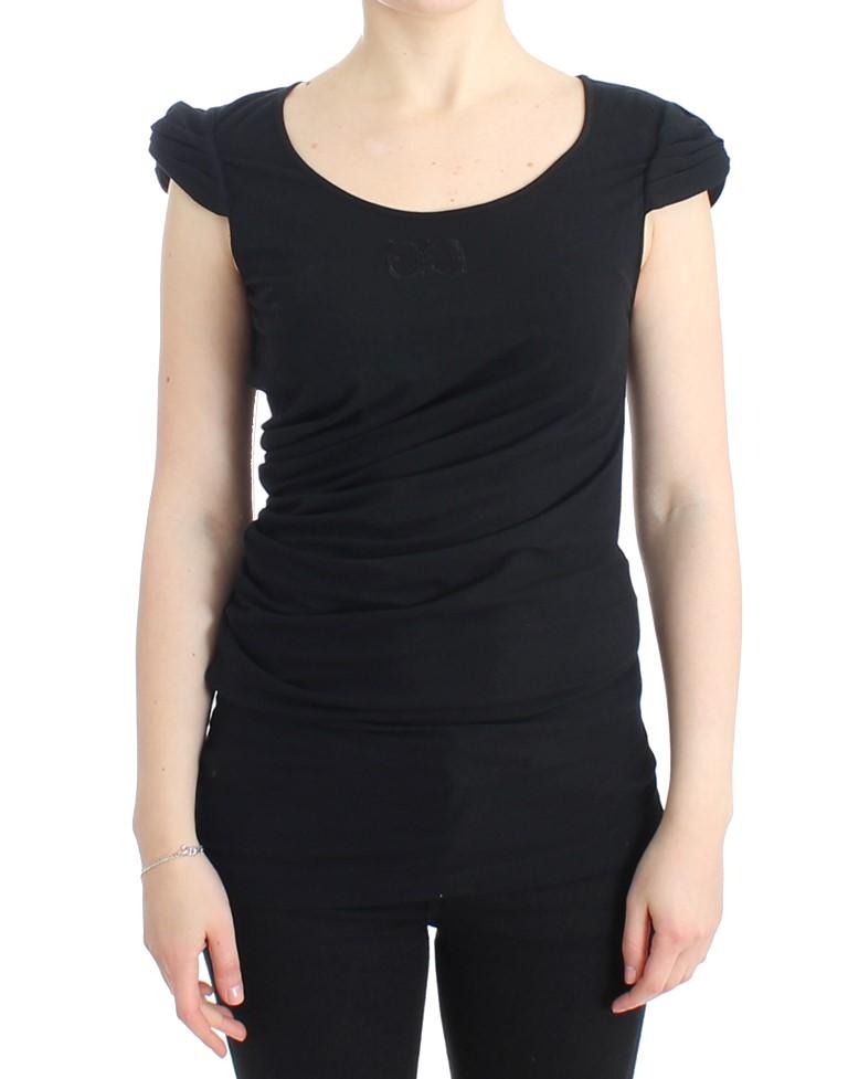 Cavalli Women's Top Black SIG11625 - IT46|XL