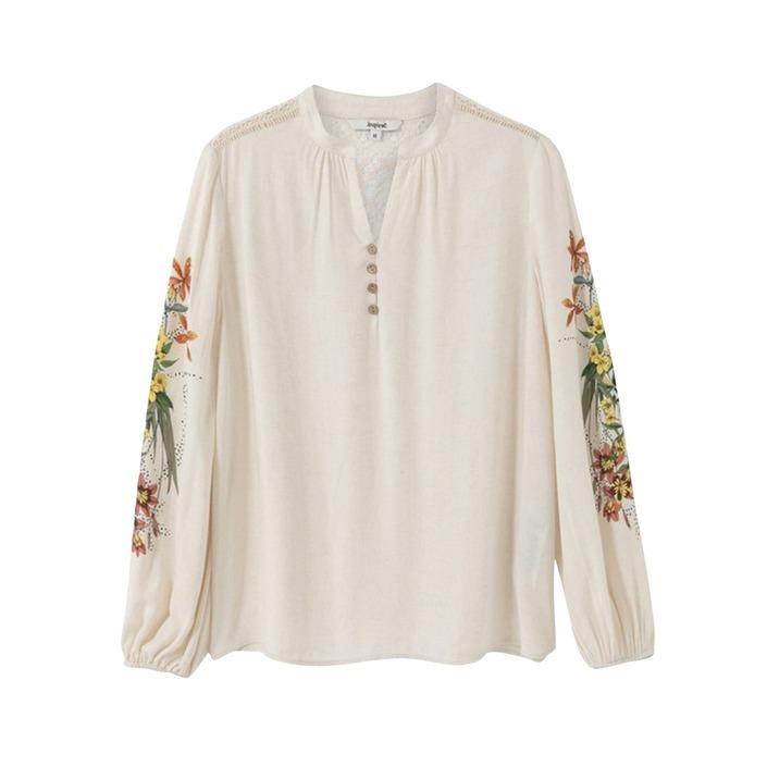 Desigual Women's Top White 188086 - white XS