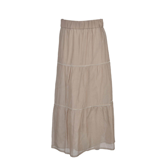Peserico Women's Skirt Brown 341916 - beige 38
