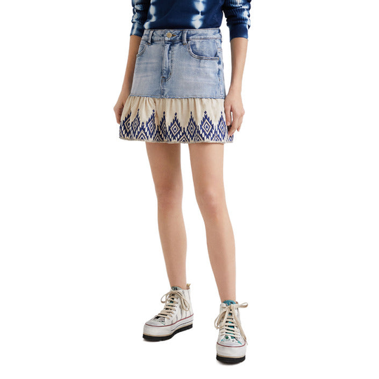 Desigual Women's Skirt Blue 360485 - blue 38