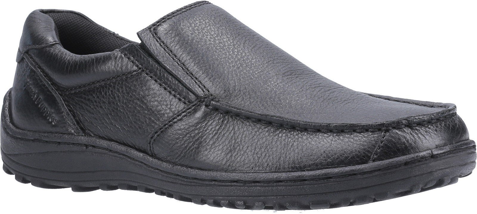 Hush Puppies Men's Thomas Slip on Loafer Various Colours 30213 - Black 6